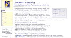 Desktop Screenshot of luminanze.com