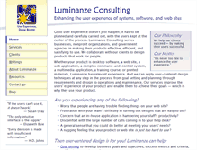 Tablet Screenshot of luminanze.com